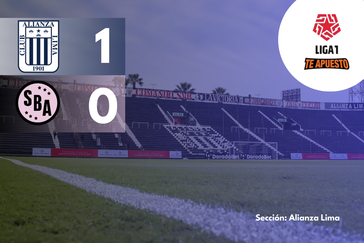 Renzo Garcés pisa fuerte en casa y Alianza Lima gana 1 a 0 al Sport Boys